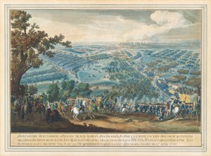 La bataille de Poltava le 27 juin 1709