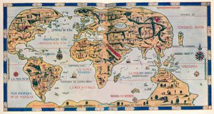 La carte du monde du Dauphin, 1546, 1912 - Pierre Desceliers