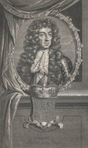 Portrait de Charles II - Pierre Drevet