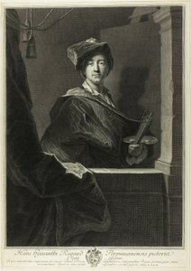 Portrait de Hyacinthe Rigaud - Pierre Drevet