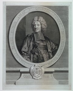 Portrait de Jean Paul Bignon, Abbé de St. Quentin - Pierre Drevet