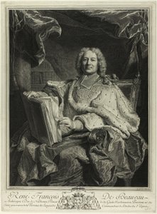 Portrait de René François de Beauveau du Rivau - Pierre Drevet