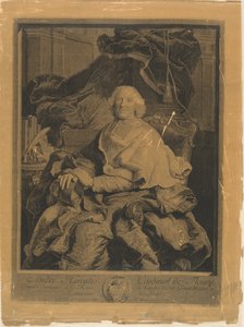André Hercule, Cardinal de Fleury - Pierre Drevet, after Hyacinthe Rigaud