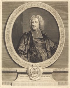Jean Paul Bignon, Abbé de St. Quentin - Pierre Drevet after Hyacinthe Rigaud