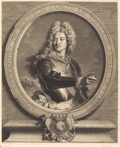 Louis-Alexandre de Bourdon, comte de Toulouse - Pierre Drevet after Hyacinthe Rigaud