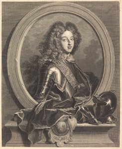 Louis de France, duc de Bourgogne - Pierre Drevet after Hyacinthe Rigaud