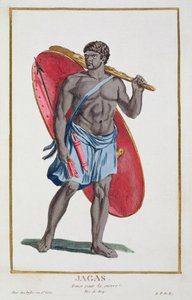 Un guerrier Jagas - Pierre Duflos