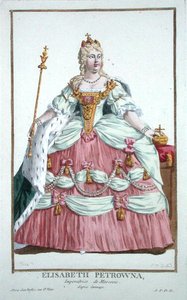 Elizabeth Petrovna (1709-62) Impératrice de Russie (1741-62) de 