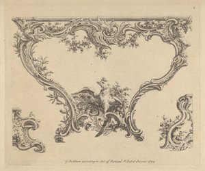 Conception pour une console, 1752 - Pierre Edme Babel