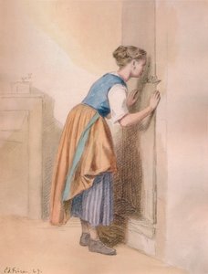 Le Trou de serrure, 1869, 1938 - Pierre Edouard Frere