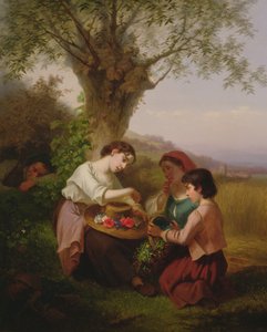 Le Chapeau de paille - Pierre Edouard Frere