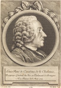 Louis-René de Caradeuc de la Chalotais - Pierre Etienne Moitte after Charles Nicolas Cochin II