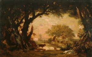 Clairière dans les bois de Fontainebleau - Pierre Etienne Theodore Rousseau