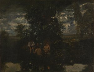 Clair de lune. Les baigneurs