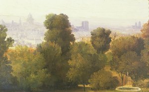 Paris vu des hauteurs de Belleville, c.1830 - Pierre Etienne Theodore Rousseau