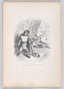 Le tigre est entré furtivement, le poignard à la main de Scènes de la vie privée..., vers 1837-47