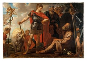 Alexandre et Diogène - Pierre François Antoine de Goesin