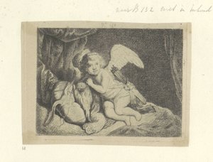 Amour au repos - Pierre François Basan (workshop of)