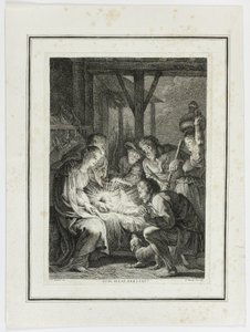 Adoration des bergers - Pierre François Basan
