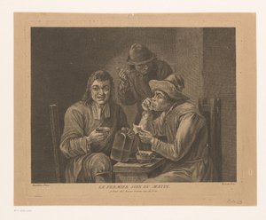 Groupe fumant et prisant du tabac (Le premier soin du matin)