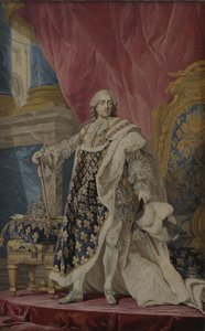Portrait de Louis XV en costume royal, vers 1769 - Pierre François Cozette