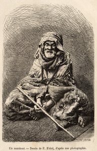 Un marabout, un ascète se réclamant de l