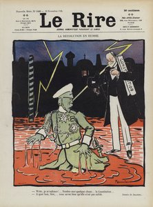 Révolution en Russie. Illustration pour Le Rire