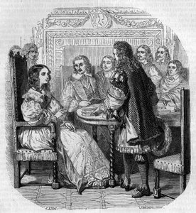Visite de la reine Christine de Suède (1626-1689) à l