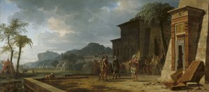 Alexandre au tombeau de Cyrus le Grand, 1796