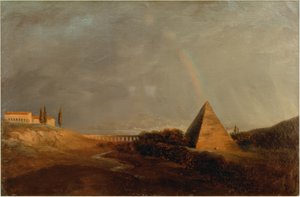 Pyramide et arc-en-ciel - Pierre Henri de Valenciennes