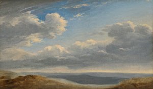 Étude de nuages sur la campagne romaine c.1782-85 - Pierre Henri de Valenciennes