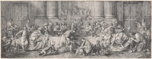 Le festin dans la maison de Simon - Pierre Hubert Subleyras
