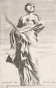 Figure féminine debout - Pierre Ignace Parrocel