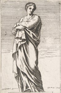 Figure féminine debout, vers 1739-40 - Pierre Ignace Parrocel