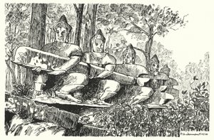 Les géants de la balustrade