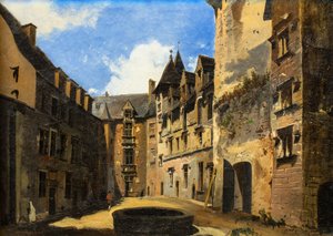Vue de la cour du château de Pau