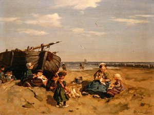 Au bord de la mer - Pierre Lacur