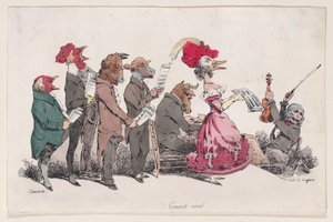 Concert vocal des Métamorphoses du jour, 1829