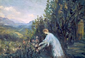 Dame dans le jardin, 1909-1911