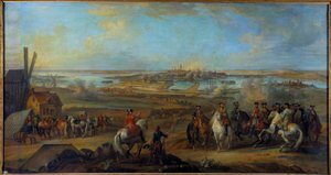 Campagne de Flandre (1745-1747) : le roi Louis XV au siège de Mons en juillet 1746