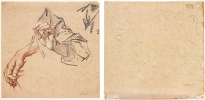 Étude de mains (recto) ; Esquisse d