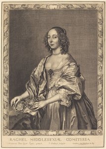 Rachel, Comtesse de Middlesex - Pierre Lombard after Sir Anthony van Dyck