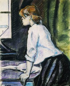 Jeune Fille à la Fenêtre - Pierre Loti