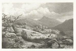 Le cimetière de Baden-Baden - Pierre Louis Dubourcq