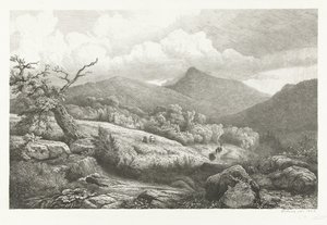 Le cimetière de Baden-Baden - Pierre Louis Dubourcq