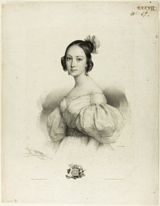 La Lettre "T" du Miroir des Dames, ou nouvel alphabet français - Pierre Louis Henri Grevedon