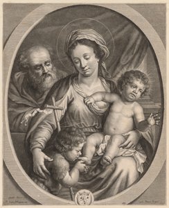 La Sainte Famille et Saint Jean - Pierre Louis van Schuppen