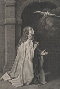 Vision de la colombe par Sainte Thérèse d