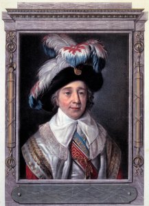 Révolution française : Portrait de Paul de Barras, homme politique français. Gravure d