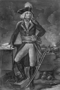 Général Charles Pichegru (1761-1804) - Portrait en pied de Charles Pichegru (1761-1804), général en chef des armées du Nord, de Sambre et Meuse, du Rhin et de la Moselle - Gravure par Pierre Michel Alix (1762-1817), par Alexandre Evariste Fragonard (1780-1 - Pierre Michel Alix